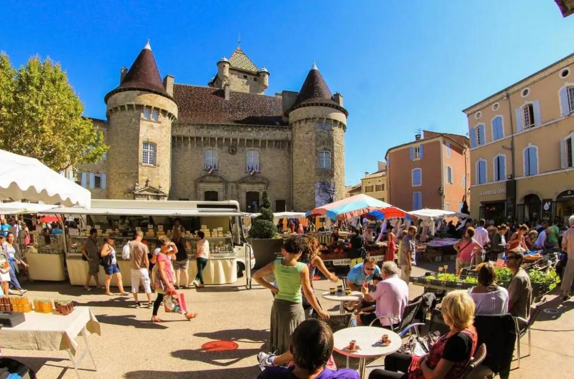 Escapade Ardechoise - Parking Gratuit - Chateau A 2 Pas Aubenas Ngoại thất bức ảnh