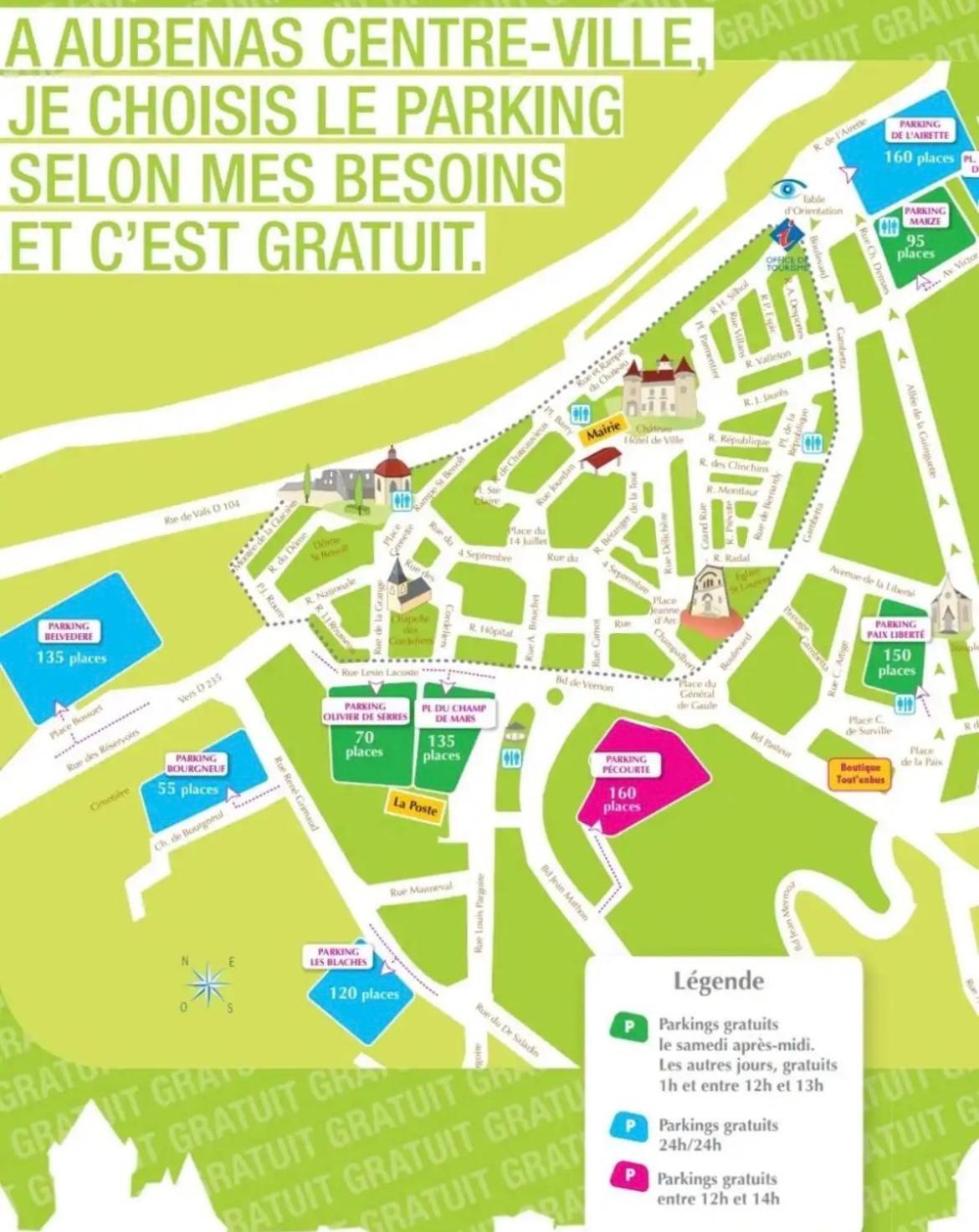 Escapade Ardechoise - Parking Gratuit - Chateau A 2 Pas Aubenas Ngoại thất bức ảnh